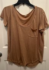 Boutique Pocket Tee Tan Photo 0