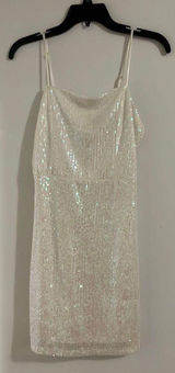 White Sequin Dress Photo 0