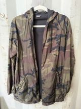 Dark Seas Small Camouflage Hooded Jacket with Black Fleece Lining Photo 0