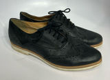 Geox‎ Respira dark navy blue oxford derby wingtip shoes women’s size 41 leather Photo 0