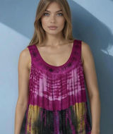Women's Pink and Multi Vests Photo 0