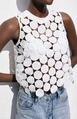 White crochet Top Photo 0