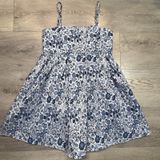Altar'd State Mavey Blue Multi Floral Jacquard Mini Dress Small NWT GG245 Photo 0