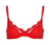 Nwt Skims Fits Everybody Lace Unlined Demi Bra Cayenne 34dddd 34g Photo 0