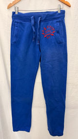Abercrombie & Fitch Blue Athletic Fleece‎ Sweatpant XS Y2K Hippie Streetwear Photo 0