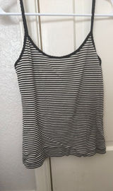 Brandy Melville Tank Striped Black White Photo 0