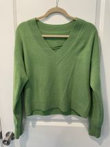Naadam Green Sweater Photo 0