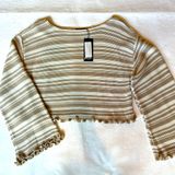 NWT Nasty Gal Jump Into Bed Frill Sweater Photo 0