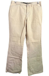 Abercrombie Fitch Khaki Bootcut Pants Women Size 4L Casual Everyday Photo 0