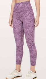 Lululemon Align Pant 25" NULU Arabesque Antoinette Smoky Quartz‎ Size 6 W5BSZS Photo 0