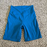 Balance‎ Collection Women's Blue Cross front Biker Shorts Size XS Photo 0