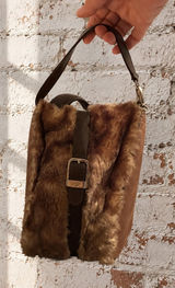 UGG Australia Genuine Shearling Suede 3-in-1 Convertible Bag Backpack Crossbody Photo 0