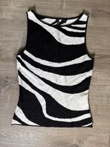 Boat Neck Patterned Top Multiple Photo 0