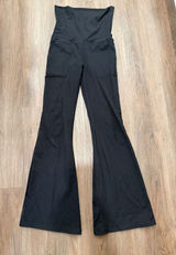 OFFLINE by Aerie The Hugger Foldover Flare Leggings Black High Rise Pockets S Photo 0
