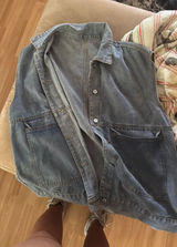 Denim jacket sleeveless Blue Size XL Photo 0