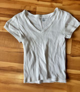 Brandy Melville White Short Sleeve Photo 0