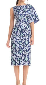 JS Collection Halle Cape MIDI Dress Size 6 NWT Photo 0