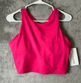 Athleta Conscious Crop Bra‎ Light Impact Sports Bra Size Large Pink New Photo 0