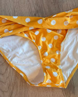 Younique Yellow and White Polka Dot Bikini Bottoms s new Photo 0