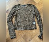 mesh cheetah top Black Photo 0