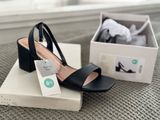 A New Day Black Sandal Heels Photo 0