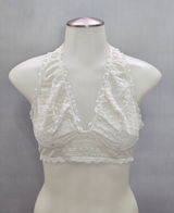 Hanky Panky White Whimsy Romantic Bridal Cottage Lingerie Lace Bralette Medium Photo 0