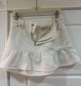 White Abercrombie Skirt Mini Photo 0