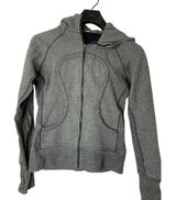 Lululemon Scuba hoodie sweatshirt full zip gray women's size 6 Photo 0