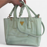 Guess Mint Green Mini Satchel Crossbody with removable shoulder strap! Photo 0