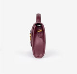 Wine Woven Evening Clutch Crossbody Bag Photo 0
