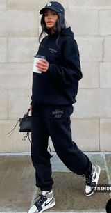 White Fox Offstage Sweatpants Onyx Photo 0