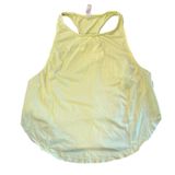 Alo Yoga Womens Racerback Tank Top Pale Lime Yellow Sleeveless Activewear Small Photo 0