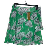 Francescas‎ Women Skirt Emmelee Floral Mini Lined Light Weight Green Medium NWT Photo 0
