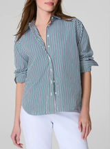 NEW SPANX® Poplin Oversized Button-Up Shirt XL Photo 0