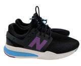 New Balance 247 V2 Womens Size 8‎ Black Purple Blue REVlite Sneakers WS247FF Photo 0