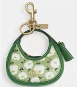 NWT Coach Mini Carmen Bag Charm With Floral Print CBL08 Kelly Multi Photo 0