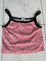 Brandy Melville Pink Cheetah Print Top Photo 0