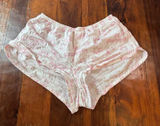 Aerie Wicked Movie Pajama‎ Shorts Womens XS Pink White Cotton Modal Sleepwear Photo 0