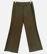 Bleu Blanc Rouge Pants Women 40 Green Wide Leg Dress Trousers Made in France Photo 0