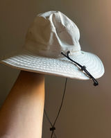 Solar Escape Women's Wide Brim Sun Hat Cream Outdoor Hiking Fishing Coastal Chic Photo 0