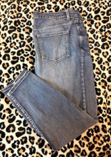 Maurice’s Everflex High-waisted, straight-leg blue jeans Photo 0