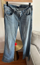 Vtg Hollister Y2K 90s Jeans Low Rise Blue 8R Photo 0
