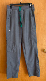 Figs Scrub Pants Women Small Gray T2001 Technical Collection Yoga Waistband Photo 0