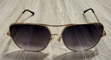 Quay Australia‎ Stop and Stare Gold Aviator Sunglasses Purple Gradient Lens 126 Photo 0