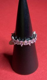 Bomb Party RBP8638 “On A High Note” Cubic Zirconia on Rhodium Size 10 Ring NWT Photo 0