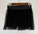 Alo Yoga Tulle Skort Womens XS Black Mesh Overlay Tennis Skirt Balletcore Photo 0