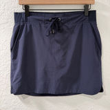 ATHLETA Navy Blue Athletic Skort w Mesh Shorts Size 6 Photo 0