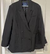 Scoop XL Women’s Suit Blazer Jacket Business Formal Wear Black Photo 0