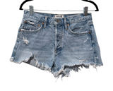 Agolde Vtg Cut Off Denim Shorts Women Size 26 Distressed Boho Festival Photo 0