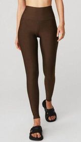 Alo 7/8 High-Waist Airlift Leggings Espresso Hi-Rise Waisted Skinny Tights Pants Photo 0